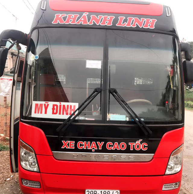 Xe Khánh Linh từ Tuyên Quang đi Hà Nội (Mỹ Đình, Giáp Bát)