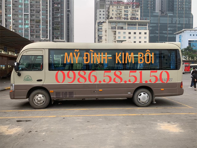 Xe Khánh Phương từ Hòa Bình đi Mỹ Đình Hà Nội