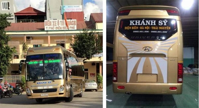 Xe Khánh Sỹ từ Thái Nguyên đi Điện Biên
