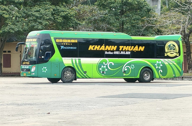 Xe Khánh Thuận từ Điện Biên đi Quảng Ninh (Hạ Long, Cẩm Phả, Cửa Ông, Cái Rồng, Móng Cái)