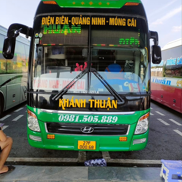 Xe Khánh Thuận từ Quảng Ninh đi Điện Biên
