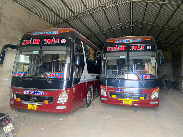 Xe Khánh Toàn từ Ninh Bình đi Sơn La (Mai Châu, Mộc Châu, Sơn La)