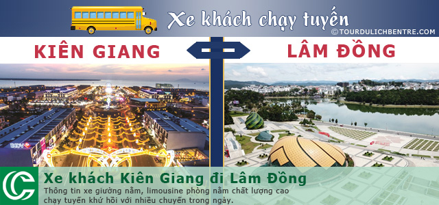 Tuyến xe khách Kiên Giang đi Đà Lạt