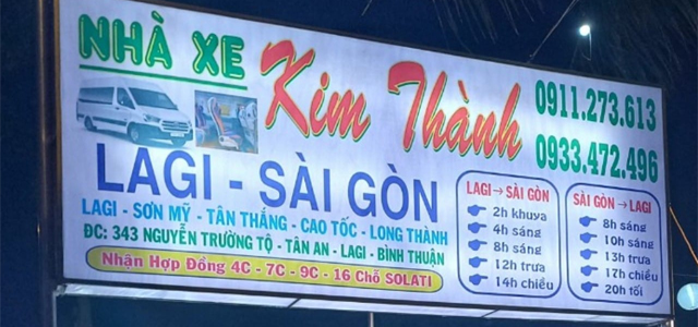 Hình ảnh xe Kim Thành Lagi - Sài Gòn