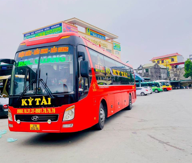 Xe Kỳ Tài từ Điện Biên đi Bắc Giang