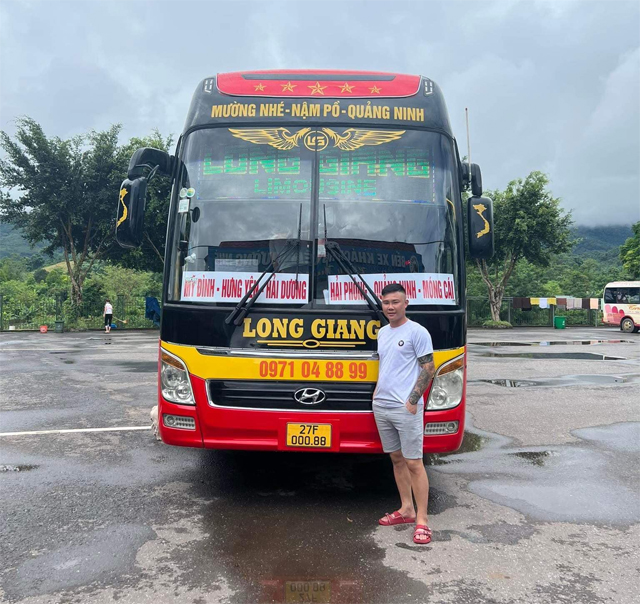 Xe Long Giang từ Điện Biên đi Quảng Ninh (Bãi Cháy, Cẩm Phả, Móng Cái)