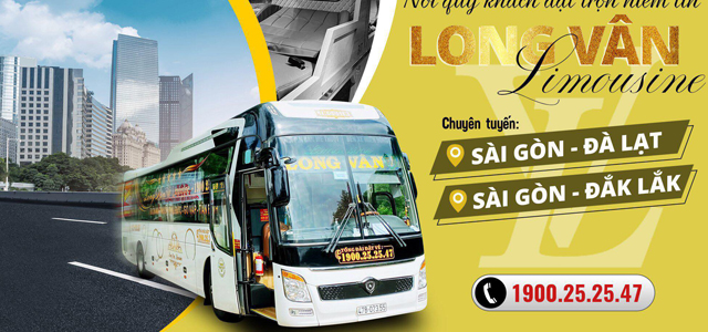 Hình ảnh xe Long Vân tuyến Đắk Lắk - Sài Gòn