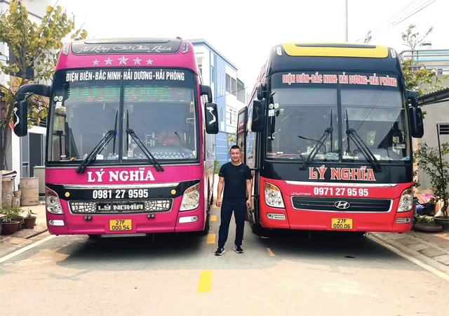Xe Lý Nghĩa từ Hải Phòng đi Điện Biên