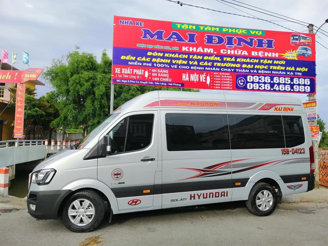 Xe Mai Định từ Hải Phòng đi Hà Nội (Hoàng Kiếm, Hoàng Mai, Giáp Bát, Bệnh Viện, Trường Học) Xe Mai Định từ Hải Phòng đi Hà Nội (Hoàng Kiếm, Hoàng Mai, Giáp Bát, Bệnh Viện, Trường Học)