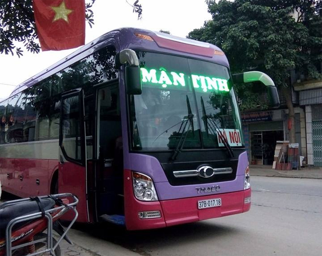 Xe Mận Tịnh từ Nghệ An đi Hà Nội (Nước Ngầm, Mỹ Đình)