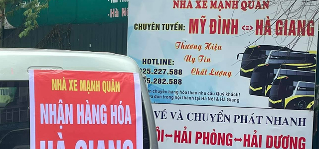 Xe Mạnh Quân từ Hà Giang đi Hà Nội (Mỹ Đình, Giáp Bát, Phố Cổ, Sân Bay Nội Bài)