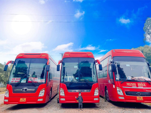 Xe Minh Hóa từ Nghệ An đi Hà Nội (Nước Ngầm, Mỹ Đình, Sân Bay Nội Bài)