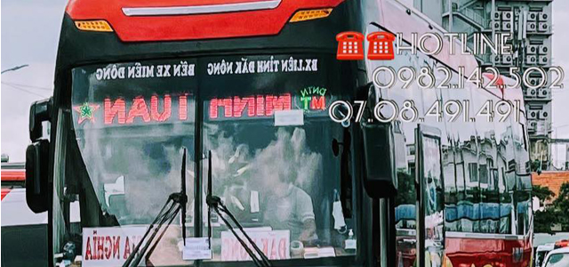 Hình ảnh xe Minh Tuấn tuyến Đắk Nông - Sài Gòn