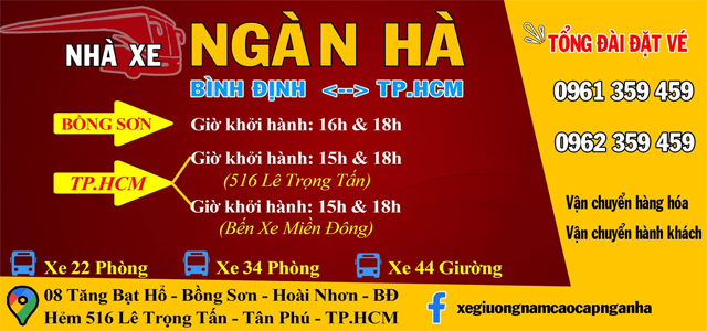 Nhà xe Ngàn Hà Hoài Nhơn Bình Nhà xe Ngàn Hà Hoài Nhơn Bình