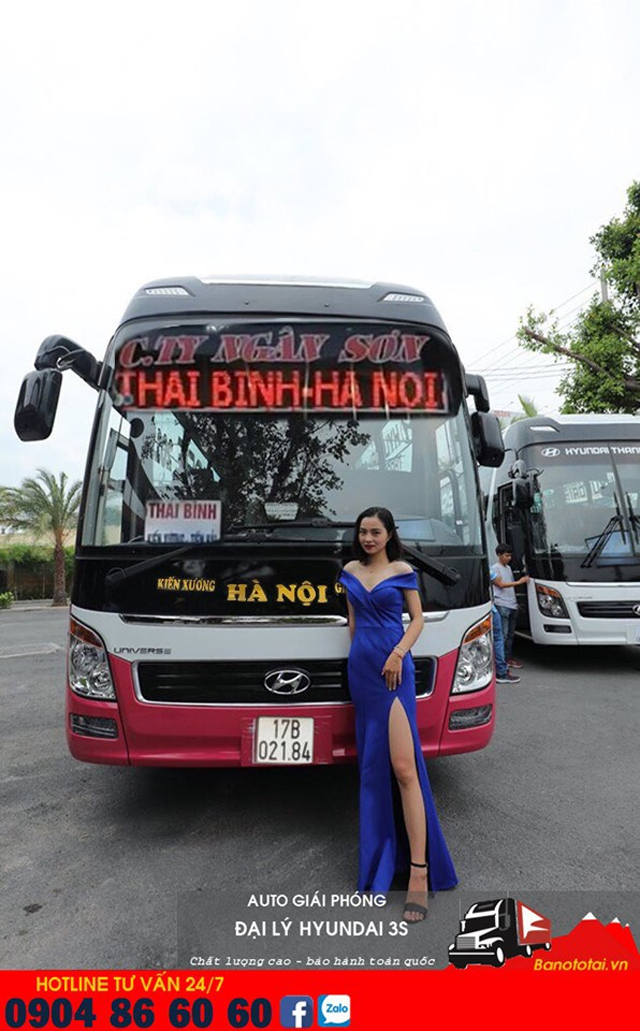 Xe Ngân Sơn từ Hà Nội đi Thái Bình (Trà Giang, Hồng Thái, Nam Trung, Đông Hoàng, Nam Hải, Tiền Hải)