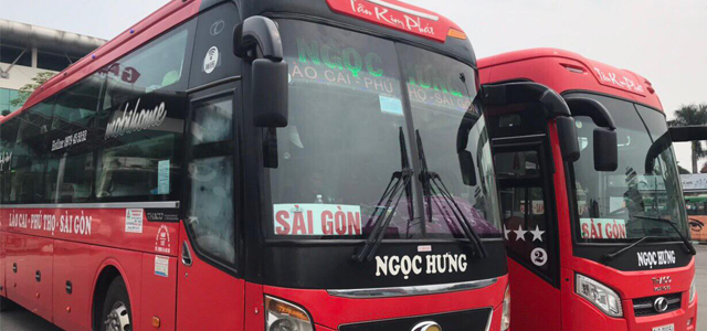 Xe Ngọc Hưng Sài Gòn đi Lào Cai