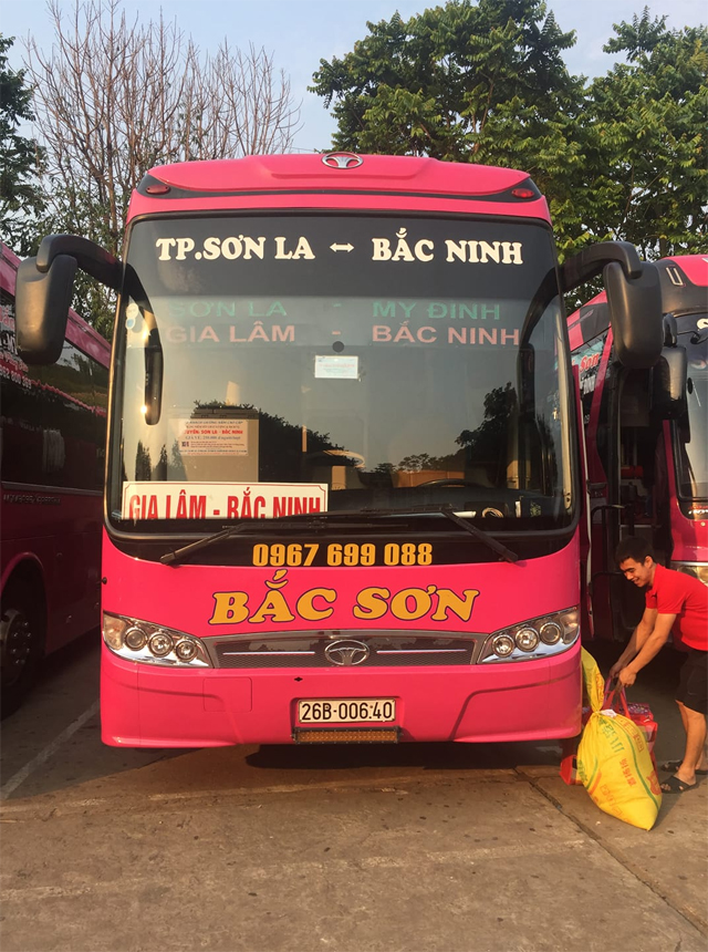 Xe Phong Hiền từ Sơn La đi Bắc Ninh