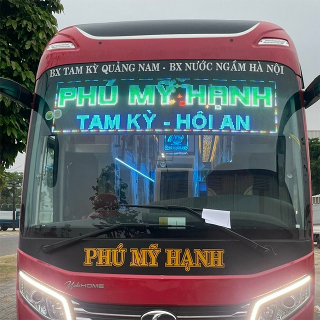 Xe Phú Mỹ Hạnh từ Quảng Nam đi Hà Nội (Nước Ngầm, Giáp Bát)