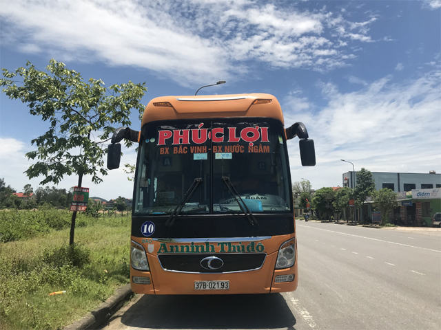 Xe Phúc Lợi từ Hà Nội đi Nghệ An (Bắc Vinh, Cửa Lò)