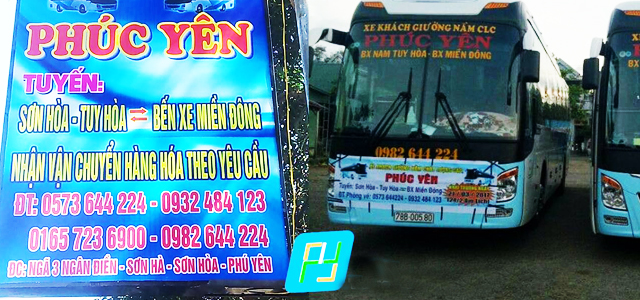 Xe Phúc Yên từ Sài Gòn đi Phú Yên