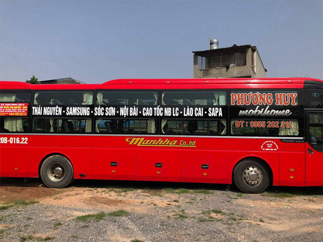Xe Phương Huy từ Lào Cai đi Thái Nguyên