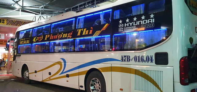 Hình ảnh xe Phượng Thì tuyến Đắk Lắk - Sài Gòn