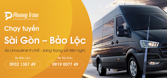 Xe Phương Trâm từ Sài Gòn đi Lâm Đồng (Đạ Tẻh, Bảo Lộc, Đà Lạt)