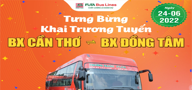 Hình ảnh xe Phương Trang Cần Thơ - Cà Mau