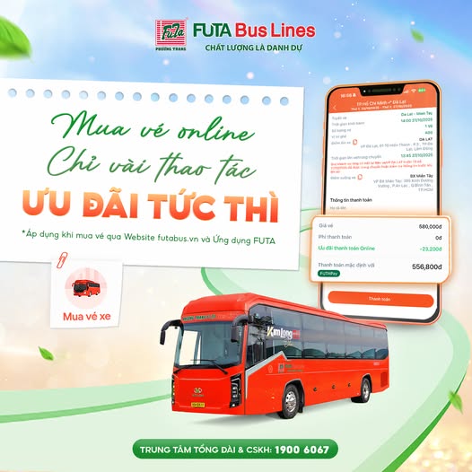 Xe Phương Trang Rạch Giá - Sài Gòn: Số điện thoại, giá vé, lịch trình