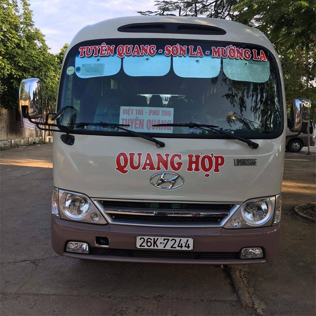 Xe Quang Hợp từ Tuyên Quang đi Sơn La (Mường La, Phù Yên)