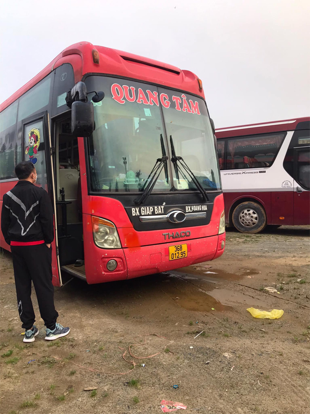 Xe Quang Tâm - Mạnh Hùng từ Thanh Hóa đi Hà Nội (Giáp Bát, Mỹ Đình, Nước Ngầm, Yên Nghĩa)