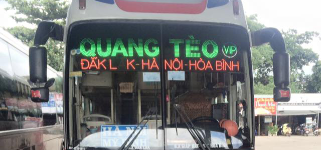 Xe Quang Tèo Đắk Lắk đi Hòa Bình (Đồng Hới, Ba Đồn, Quảng Trạch, Lệ Thủy) 