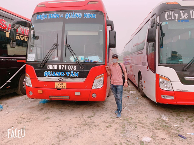Xe Quang Vân từ Quảng Ninh đi Điện Biên