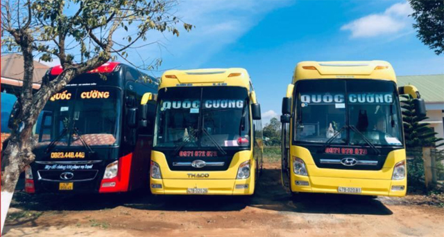 Lịch trình xe Quốc Cường