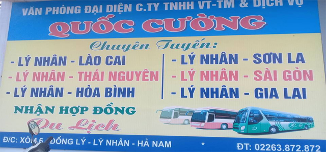 Xe Quốc Cường Hà Nam - Sài Gòn