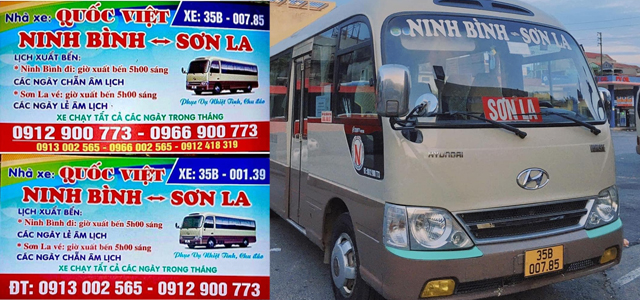 Nhà xe Quốc Việt Ninh Bình, Sơ Nhà xe Quốc Việt Ninh Bình, Sơ
