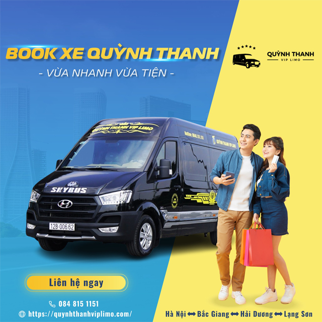 Xe Quỳnh Thanh từ Hà Nội đi Lạng Sơn (Đồng Đăng, Hữu Nghị Quan)