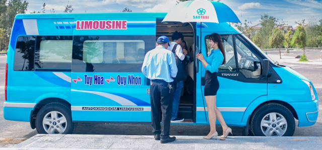 Xe Sao Limousine Quy Nhơn Bình Định đi Phú Yên (Tuy Hòa, Sông Cầu, Đông Hòa, Sông Hinh)