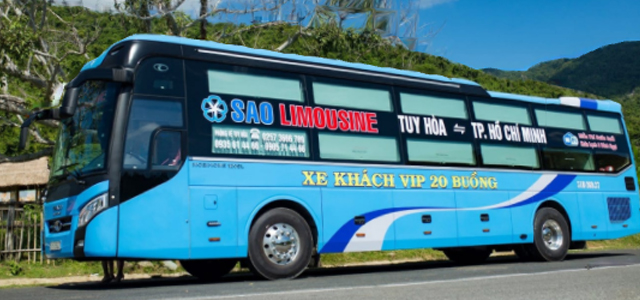 Xe Sao Limousine từ Sài Gòn TPHCM đi Phú Yên (Tuy Hòa, Sông Cầu, Sông Hinh, Đồng Xuân)