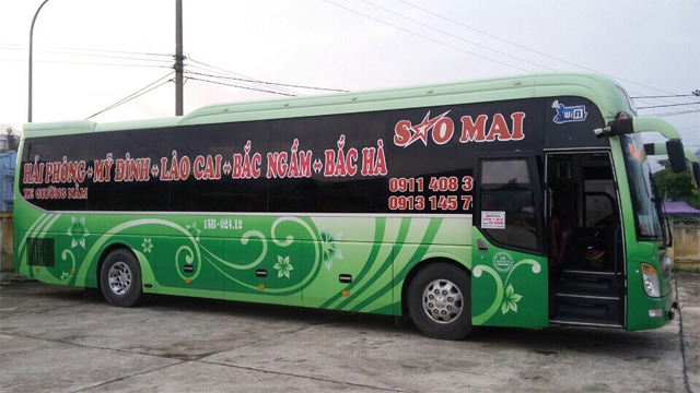 Xe Sao Mai từ Lào Cai đi Hải Phòng