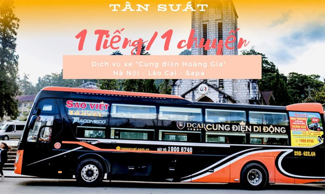 Xe Sao Việt từ Lào Cai đi Vĩnh Phúc (Yên Lạc, Vĩnh Tường)