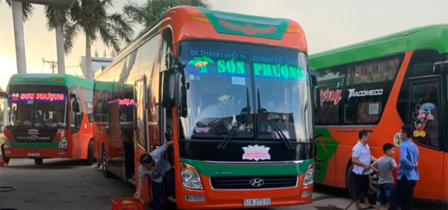 Xe Sơn Phượng Bến Tre đi Buôn Ma Thuột Đắk Lắk