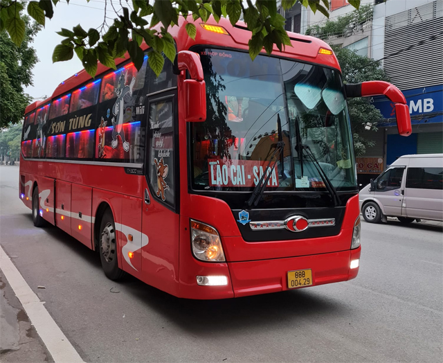 Xe Sơn Tùng từ Vĩnh Phúc đi Lào Cai (Sapa, Bát Xát, Mường Khương, Bắc Hà, Bảo Hà)