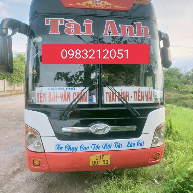 Xe Tài Anh - Việt Thành từ Thái Bình đi Yên Bái (Nghĩa Lộ, Lục Yên, Văn Chấn)
