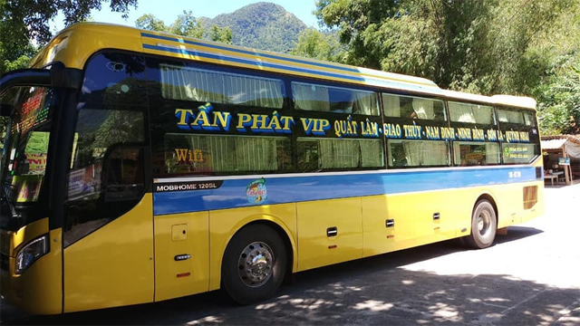 Xe Tấn Phát từ Sơn La đi Nam Định (Quất Lâm, Giao Thủy)