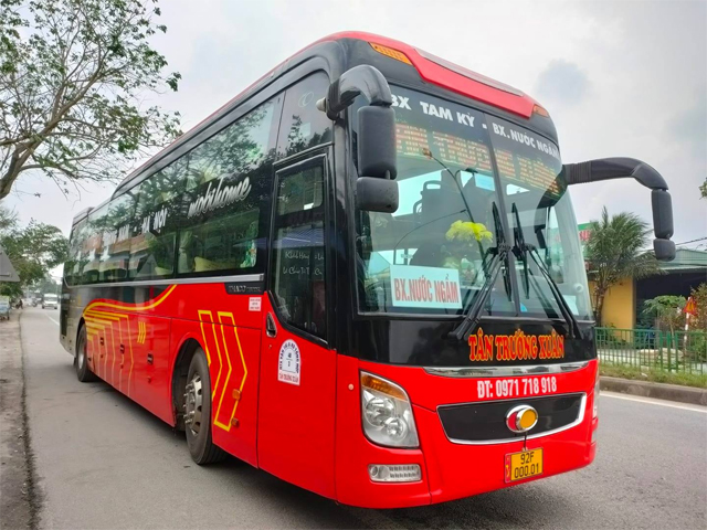 Xe Tân Trường Xuân từ Quảng Nam đi Hà Nội (Giáp Bát, Nước Ngầm)