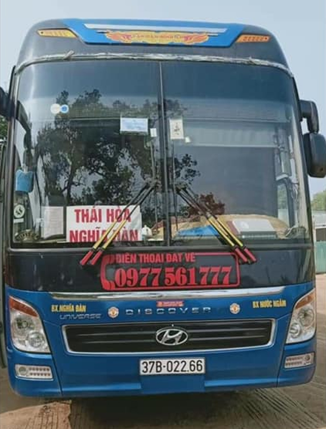 Xe Thạch Oanh từ Nghệ An đi Hà Nội (Giáp Bát, Mỹ Đình, Nước Ngầm)