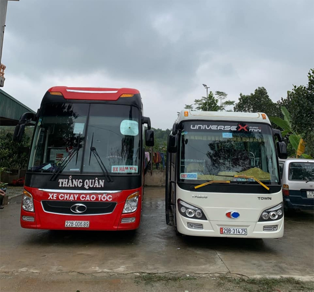 Xe Thắng Quân từ Hà Nội đi Tuyên Quang (Hàm Yên)