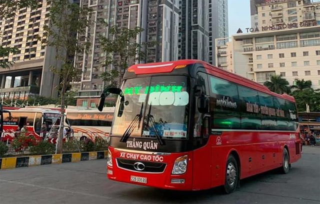 Xe Thắng Quân từ Tuyên Quang đi Hà Nội (Mỹ Đình, Giáp Bát)