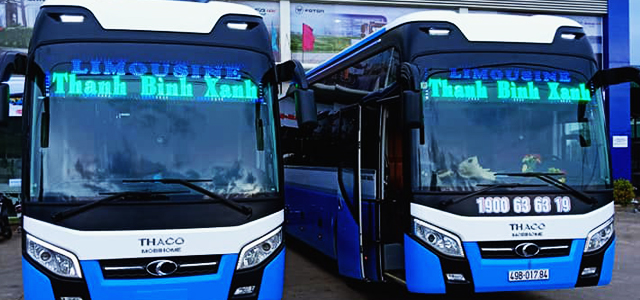 Xe Thanh Bình Xanh Bình Dương đi Lâm Đồng (Đà Lạt, Bảo Lộc, Đức Trọng, Di Linh, Lạc Dương)